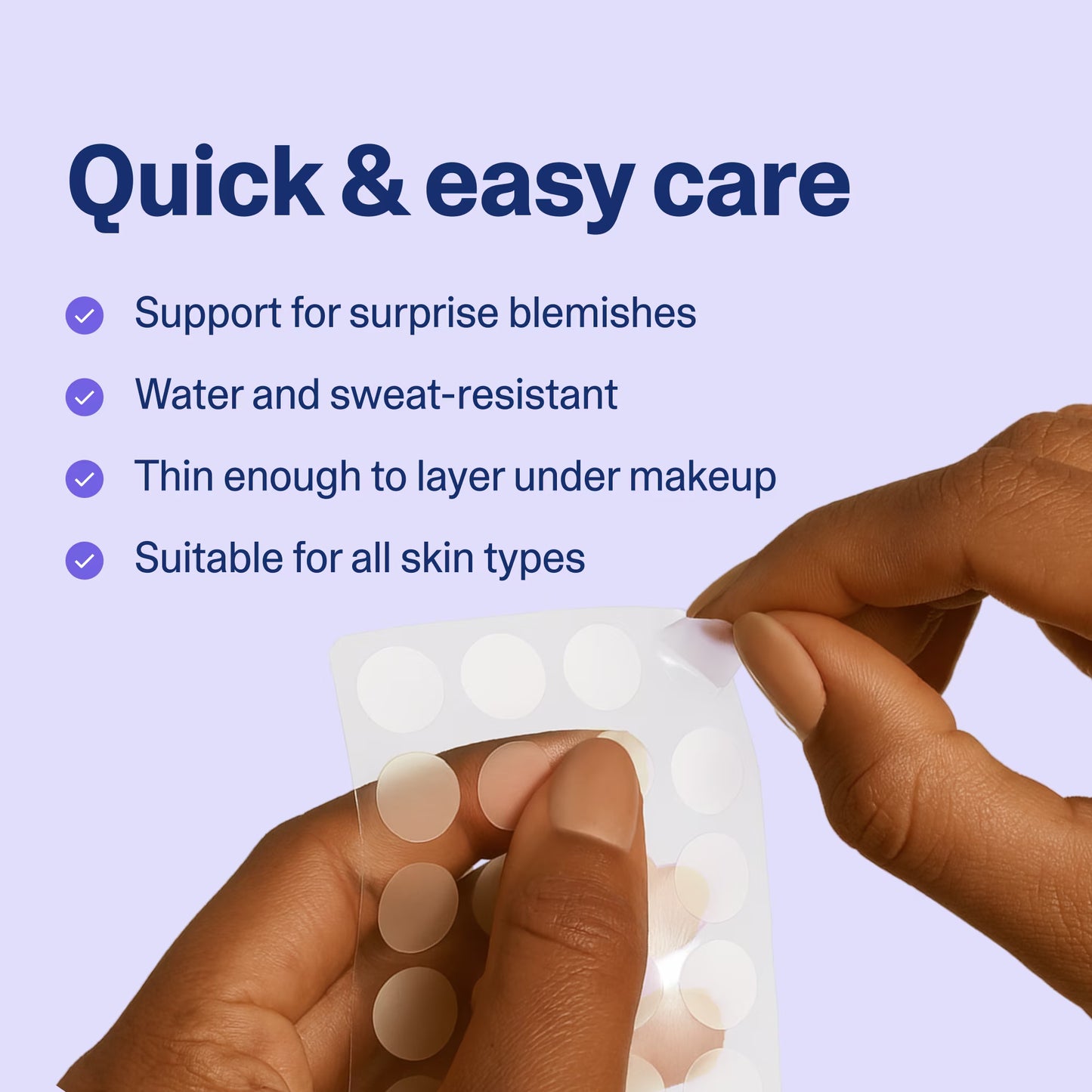 Emergency Spot Patch, Hydrocolloid Pimple Patches for Acne, 80 Count