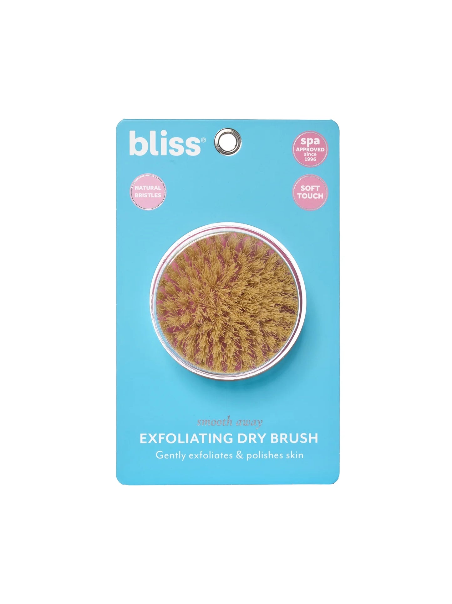 Smooth Away Exfoliating Dry Brush, Natural Bristles, Exfoliating Body Scrubber and Dry Brush