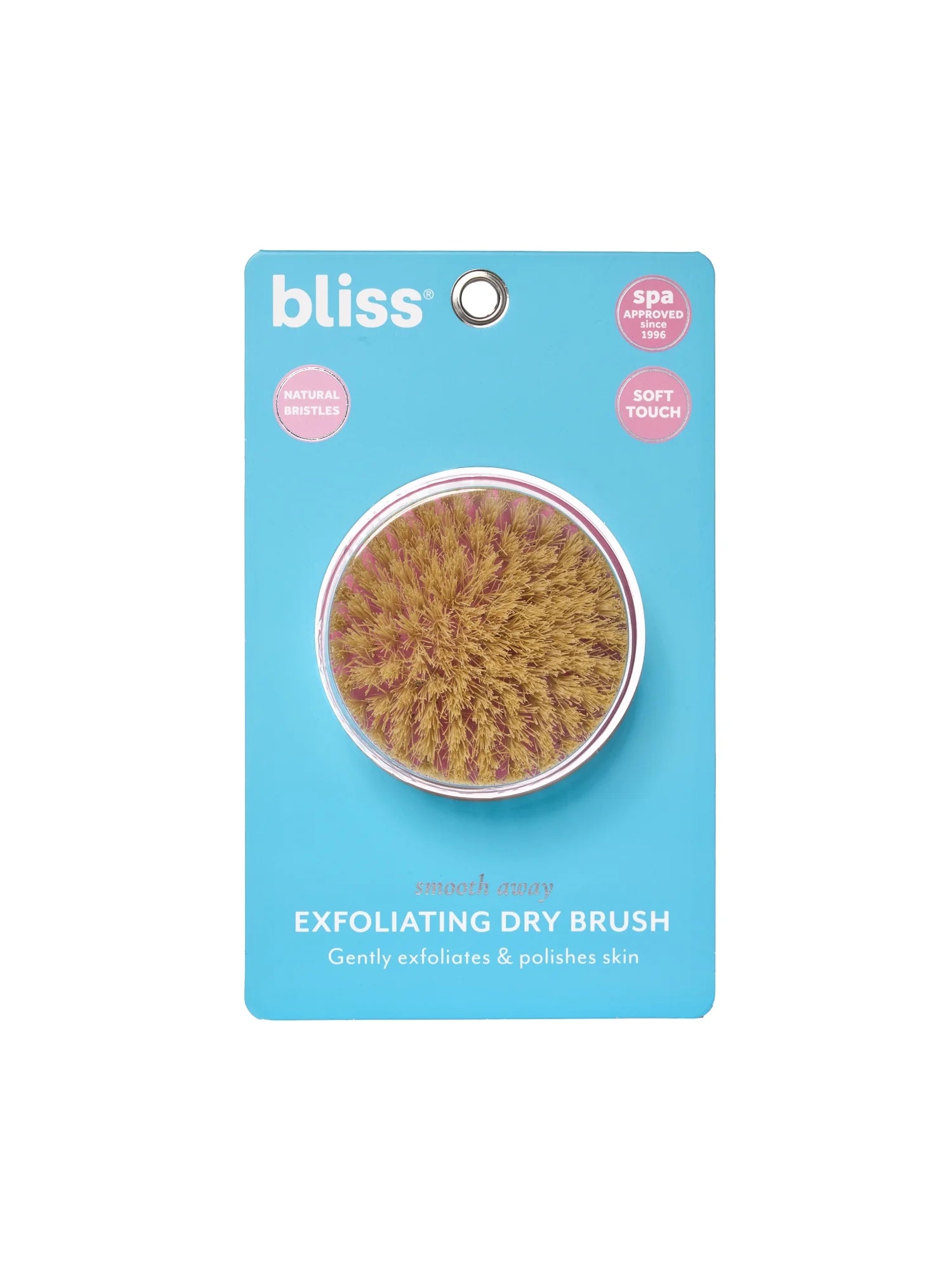 Smooth Away Exfoliating Dry Brush, Natural Bristles, Exfoliating Body Scrubber and Dry Brush
