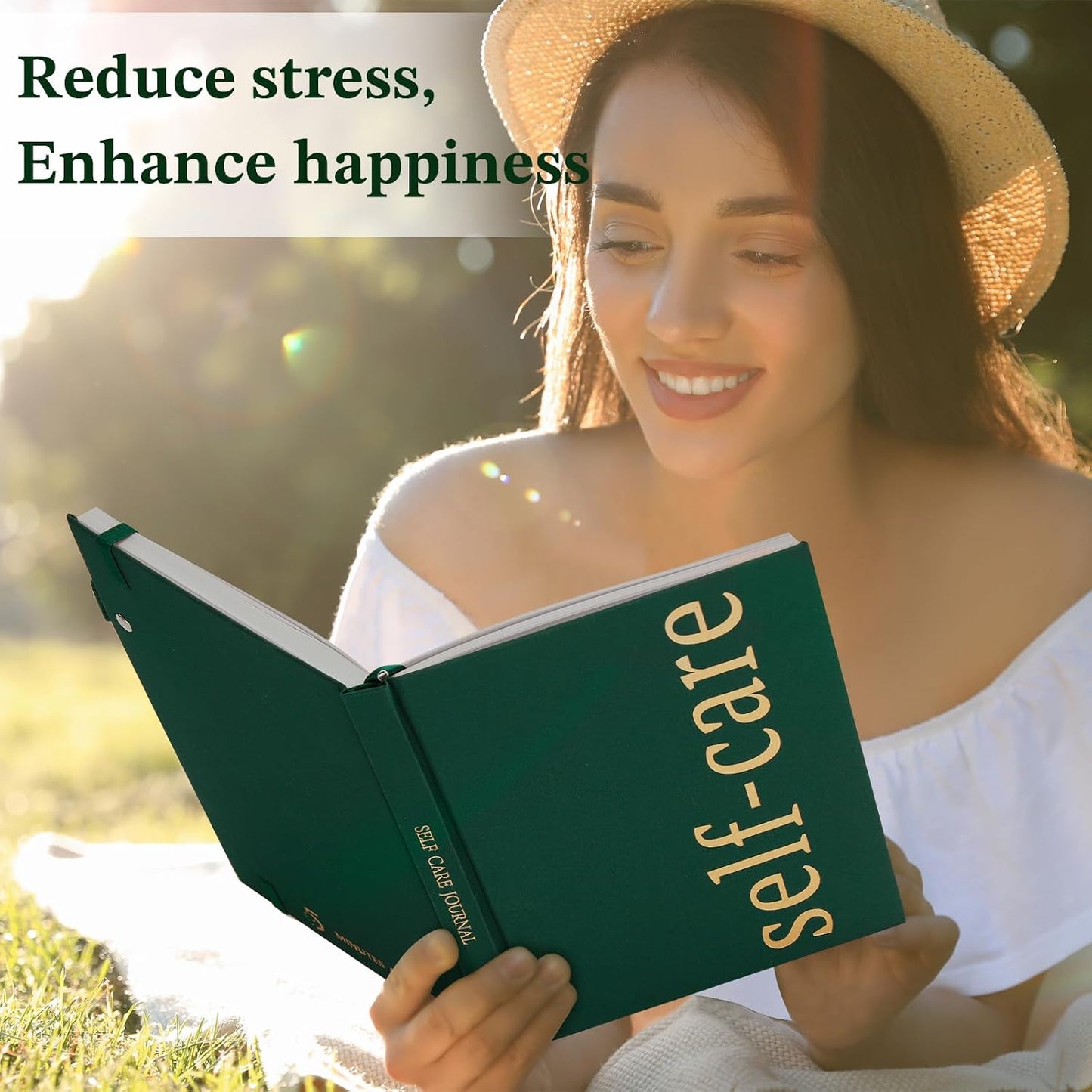 Guided Self-Care Journal with Prompts for Women with ADHD & Anxiety Green | Prompts for Reflection, Mood Tracking, Anxiety Relief, Positivity & Mental Wellness. Ideal Gift for Women.